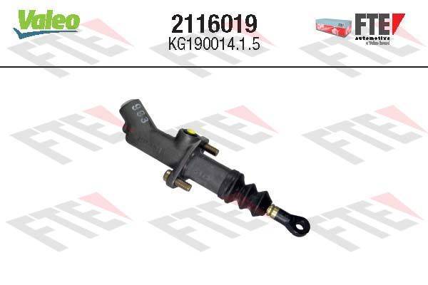 Valeo 2116019 Geberzylinder, Kupplung