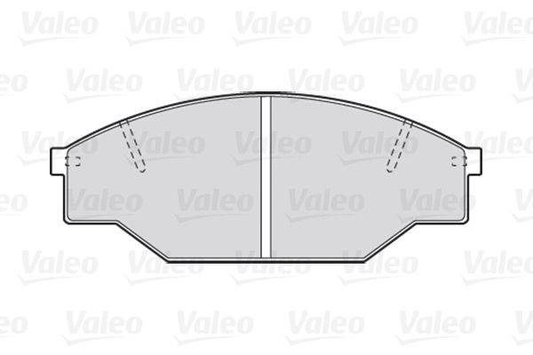 Valeo 301402 Bremsbelagsatz, Scheibenbremse