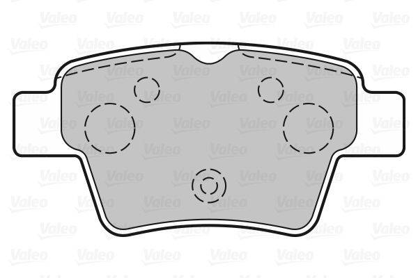 Valeo 301702 Bremsbelagsatz, Scheibenbremse