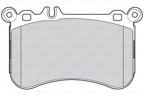 Valeo 302302 Bremsbelagsatz, Scheibenbremse
