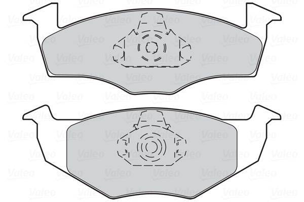 Valeo 301403 Bremsbelagsatz, Scheibenbremse