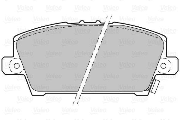 Valeo 301803 Bremsbelagsatz, Scheibenbremse