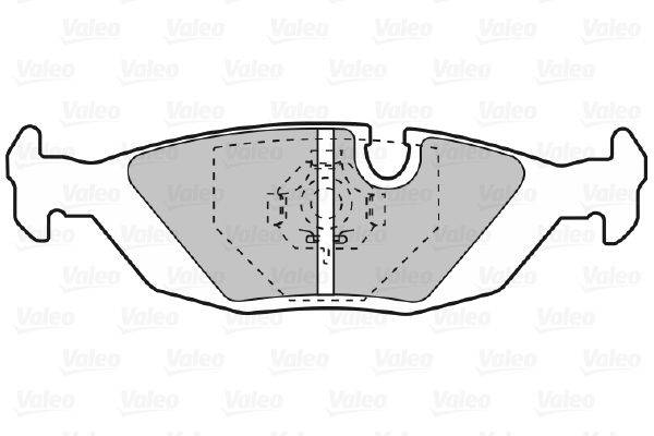 Valeo 598103 Bremsbelagsatz, Scheibenbremse