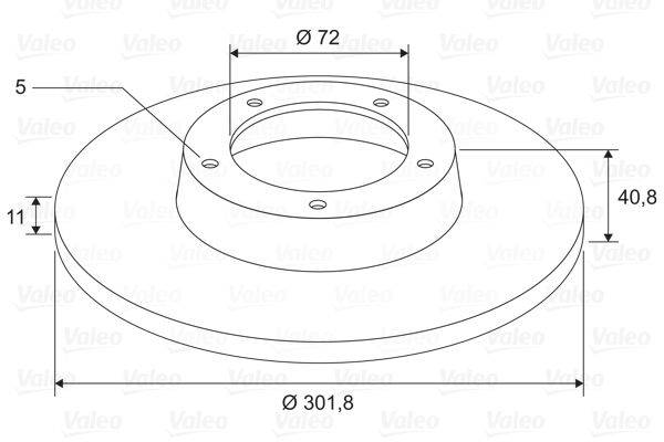 Valeo 197704 Bremsscheibe