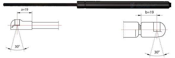 Metzger 2110454 Gasfeder, Motorhaube