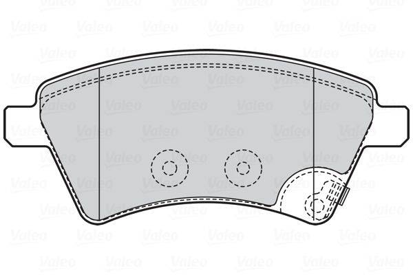 Valeo 301804 Bremsbelagsatz, Scheibenbremse
