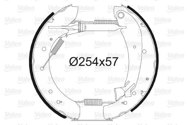 Valeo 554604 Bremsbackensatz