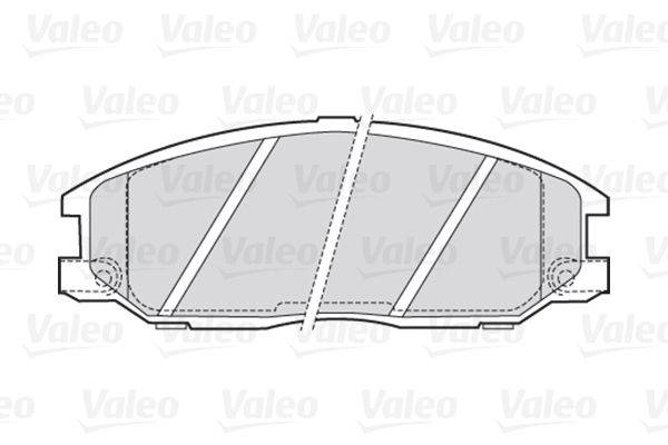 Valeo 301505 Bremsbelagsatz, Scheibenbremse