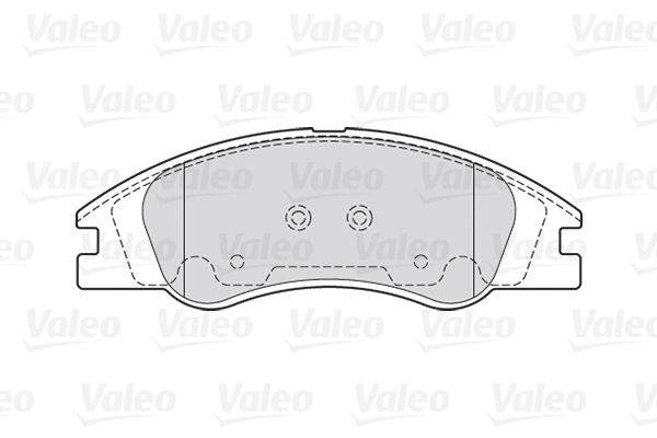 Valeo 301705 Bremsbelagsatz, Scheibenbremse