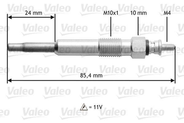 Valeo 345105 Glühkerze