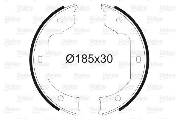 Valeo 562805 Bremsbackensatz, Feststellbremse