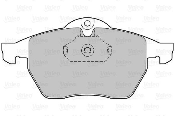 Valeo 598305 Bremsbelagsatz, Scheibenbremse