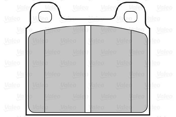 Valeo 301106 Bremsbelagsatz, Scheibenbremse