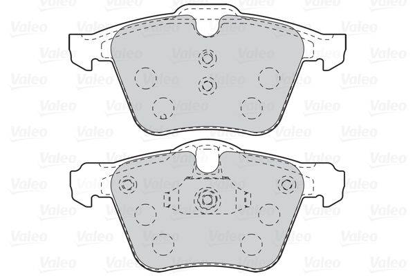 Valeo 302106 Bremsbelagsatz, Scheibenbremse