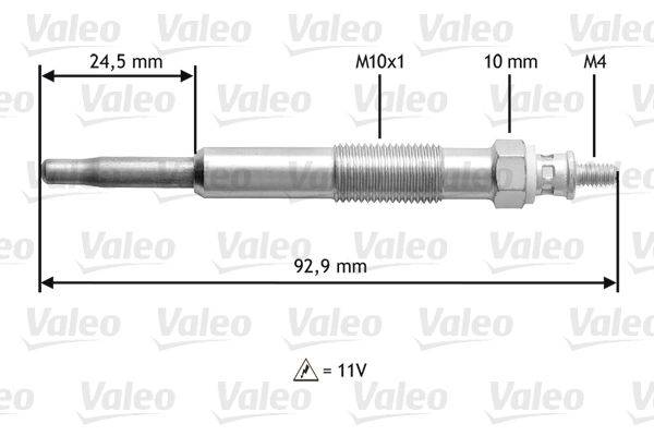 Valeo 345106 Glühkerze
