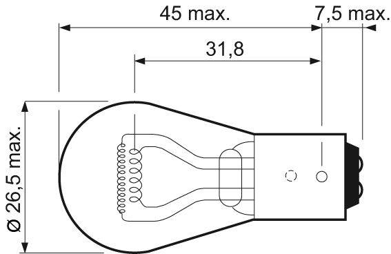 Valeo 032207 Glühlampe, Blinkleuchte