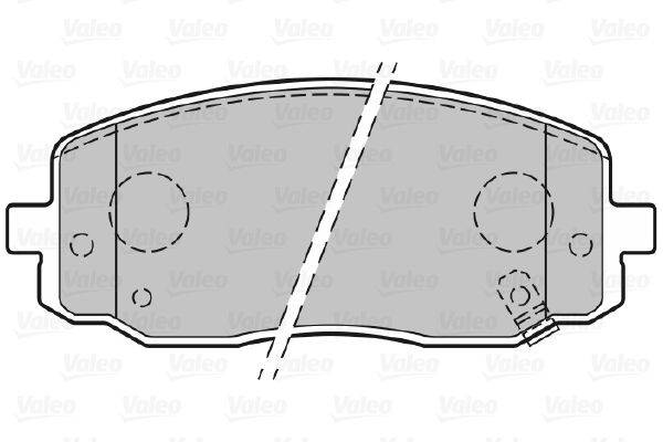 Valeo 301707 Bremsbelagsatz, Scheibenbremse