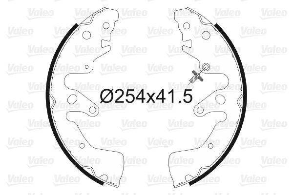 Valeo 564107 Bremsbackensatz