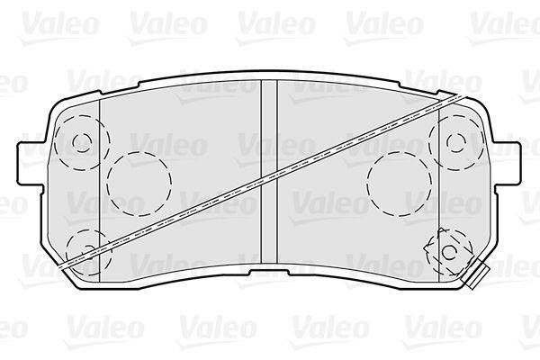 Valeo 301308 Bremsbelagsatz, Scheibenbremse