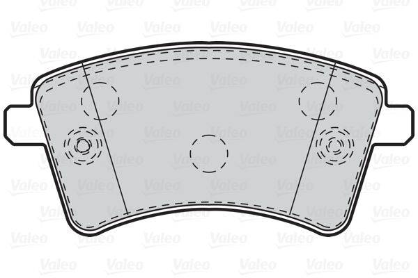 Valeo 302108 Bremsbelagsatz, Scheibenbremse