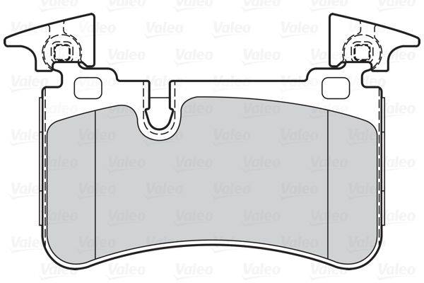 Valeo 302208 Bremsbelagsatz, Scheibenbremse