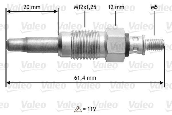 Valeo 345108 Glühkerze