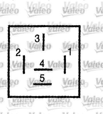 Valeo 643818 Relais, Arbeitsstrom