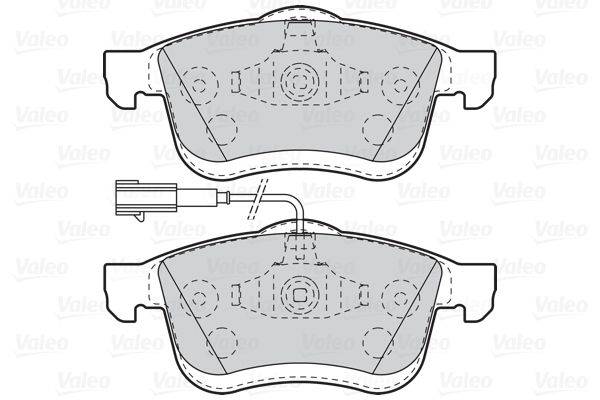 Valeo 302109 Bremsbelagsatz, Scheibenbremse
