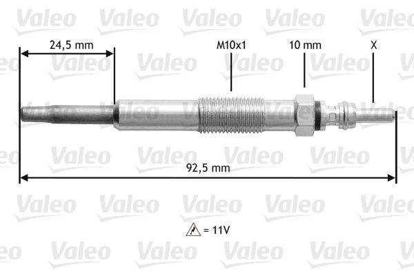 Valeo 345109 Glühkerze