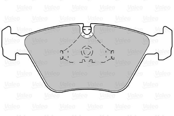 Valeo 598231 Bremsbelagsatz, Scheibenbremse