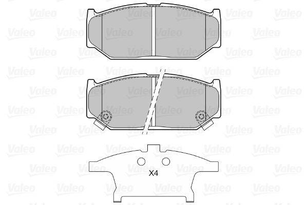 Valeo 601309 Bremsbelagsatz, Scheibenbremse