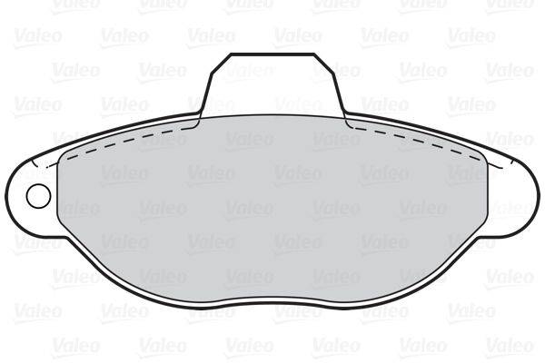 Valeo 302110 Bremsbelagsatz, Scheibenbremse