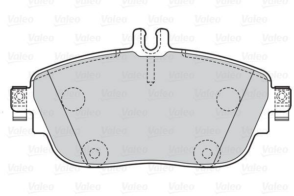 Valeo 302210 Bremsbelagsatz, Scheibenbremse
