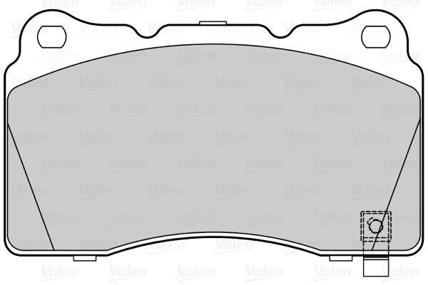 Valeo 302310 Bremsbelagsatz, Scheibenbremse