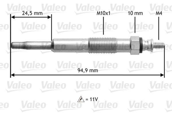 Valeo 345110 Glühkerze