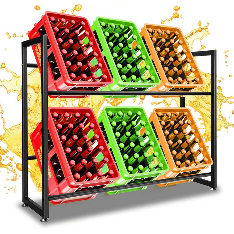 Getränkekistenregal 105x32x85cm Küchenregale Getränkekistenständer für Wohnbereich Küche