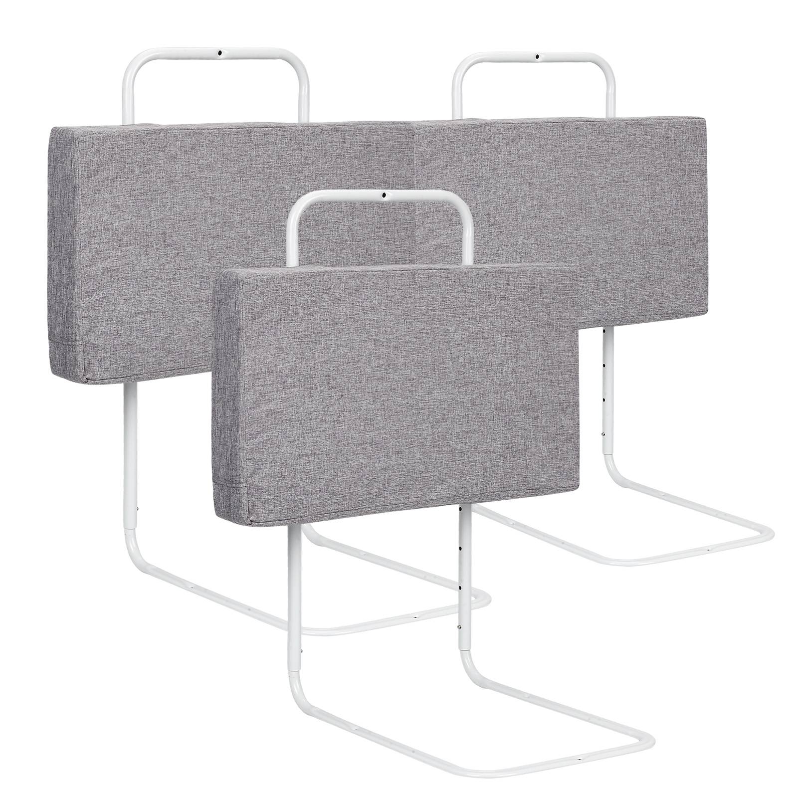 3X 50cm Bettgitter Kinder Verstellbar Höhenverstellbares Gitterbettgitter Bettfallschutz Kinderbettgitter Baby Für Kleinkinder Oder Senioren Grau
