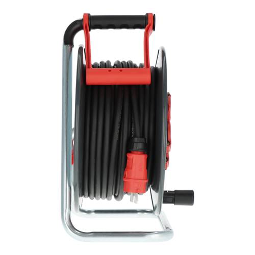 BRENNENSTUHL professionalLINE - Kabeltrommel SC 4100 (max. 3.000W | IP44 | 4x Schutzkontakt-Steckdosen | Länge 40,0m)