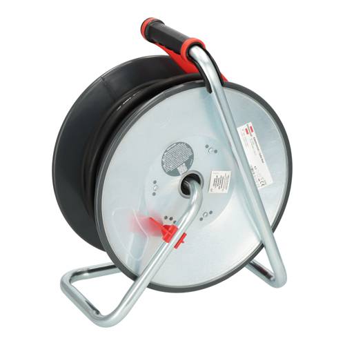 BRENNENSTUHL professionalLINE - Kabeltrommel SC 2200 (max. 3.000W | IP44 | 4x Schutzkontakt-Steckdosen | Länge 25,0m)