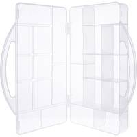 INLINE - Kleinteilebox - 11 Fächer - Abmessungen: 271x186x40mm - transparent