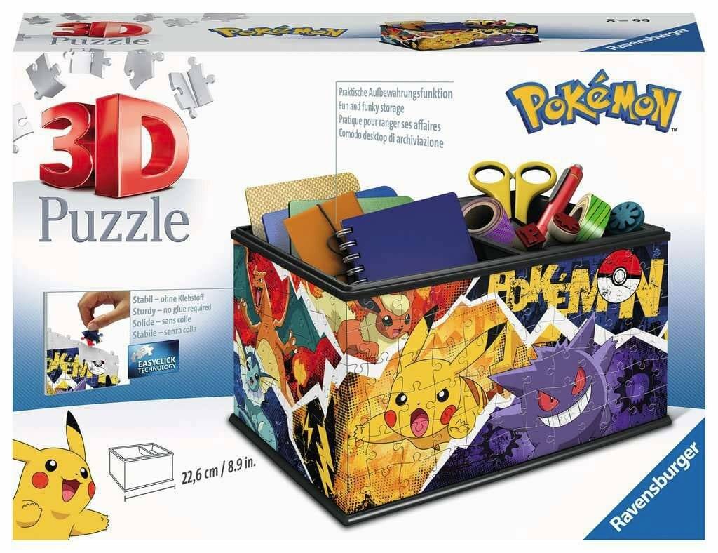 3D Puzzle Aufbewahrungsbox Pokèmon (mehrfarbig)