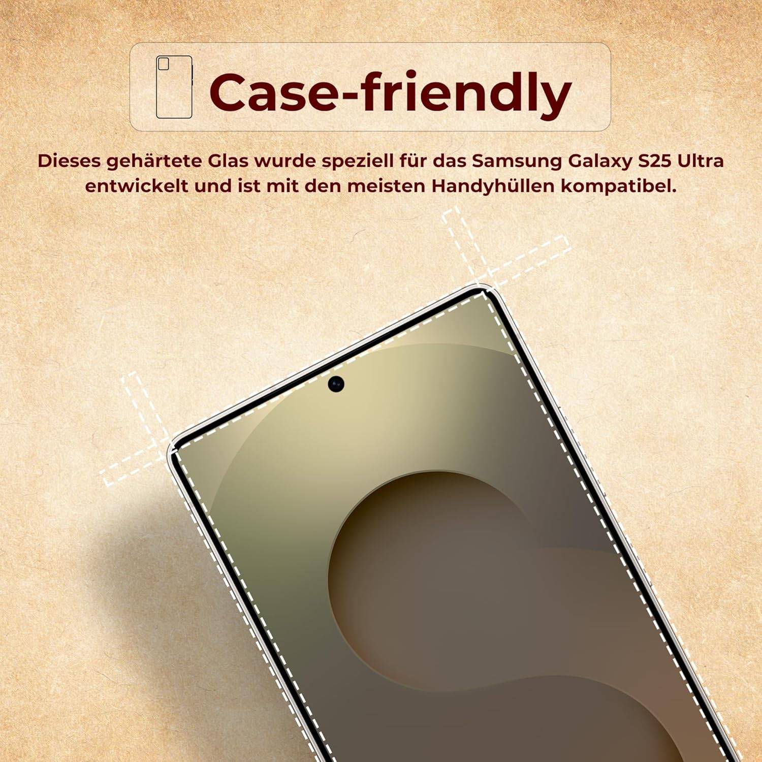 1x 9H Panzerglas für Samsung Galaxy S25 Ultra HD KLAR echtes Tempered Glass Panzerfolie Displayschutz Schutzglas Hartglas Schutzfolie