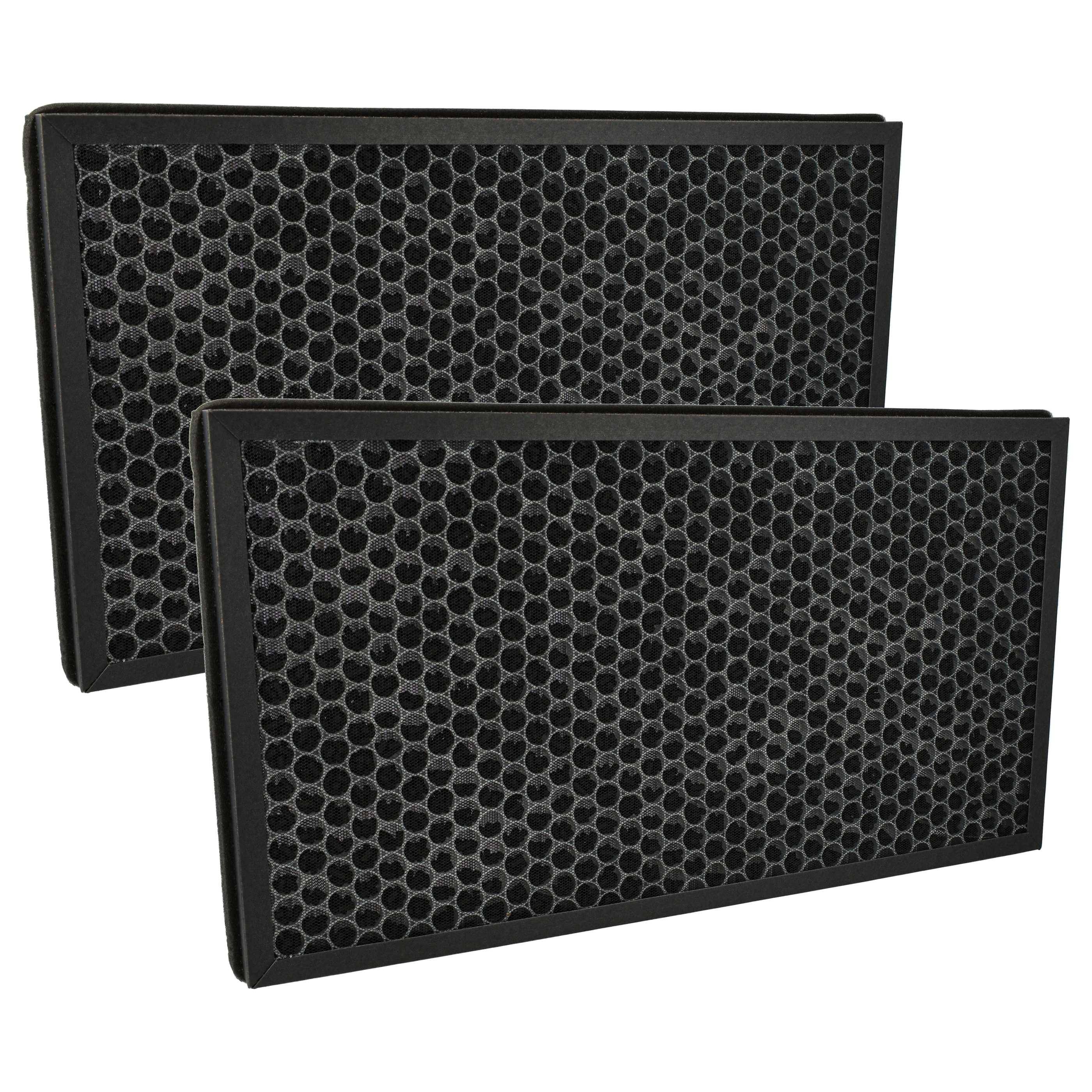 vhbw 2x Luftilter kompatibel mit Boneco P340 Luftreiniger - Kombifilter HEPA (H12) + Aktivkohle