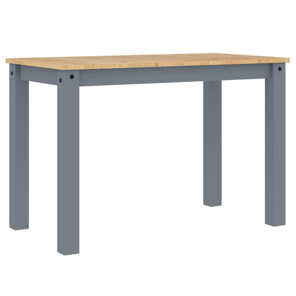 vidaXL 3-tlg. Essgruppe Panama Grau Massivholz Kiefer