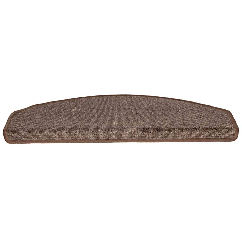 vidaXL Stufenmatten 30 Stk. Kaffeebraun 65x24x4 cm