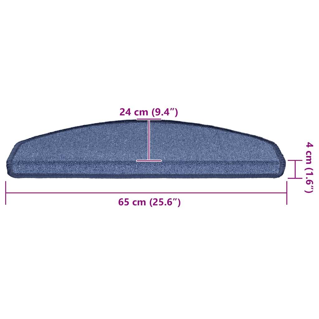 vidaXL Stufenmatten 20 Stk. Blau 65x24x4 cm