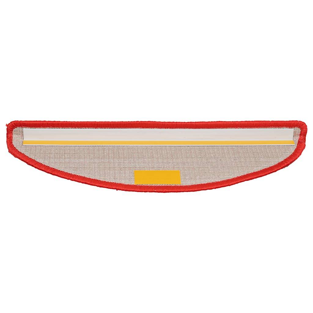 vidaXL Stufenmatten 30 Stk. Rot 56x17x3 cm