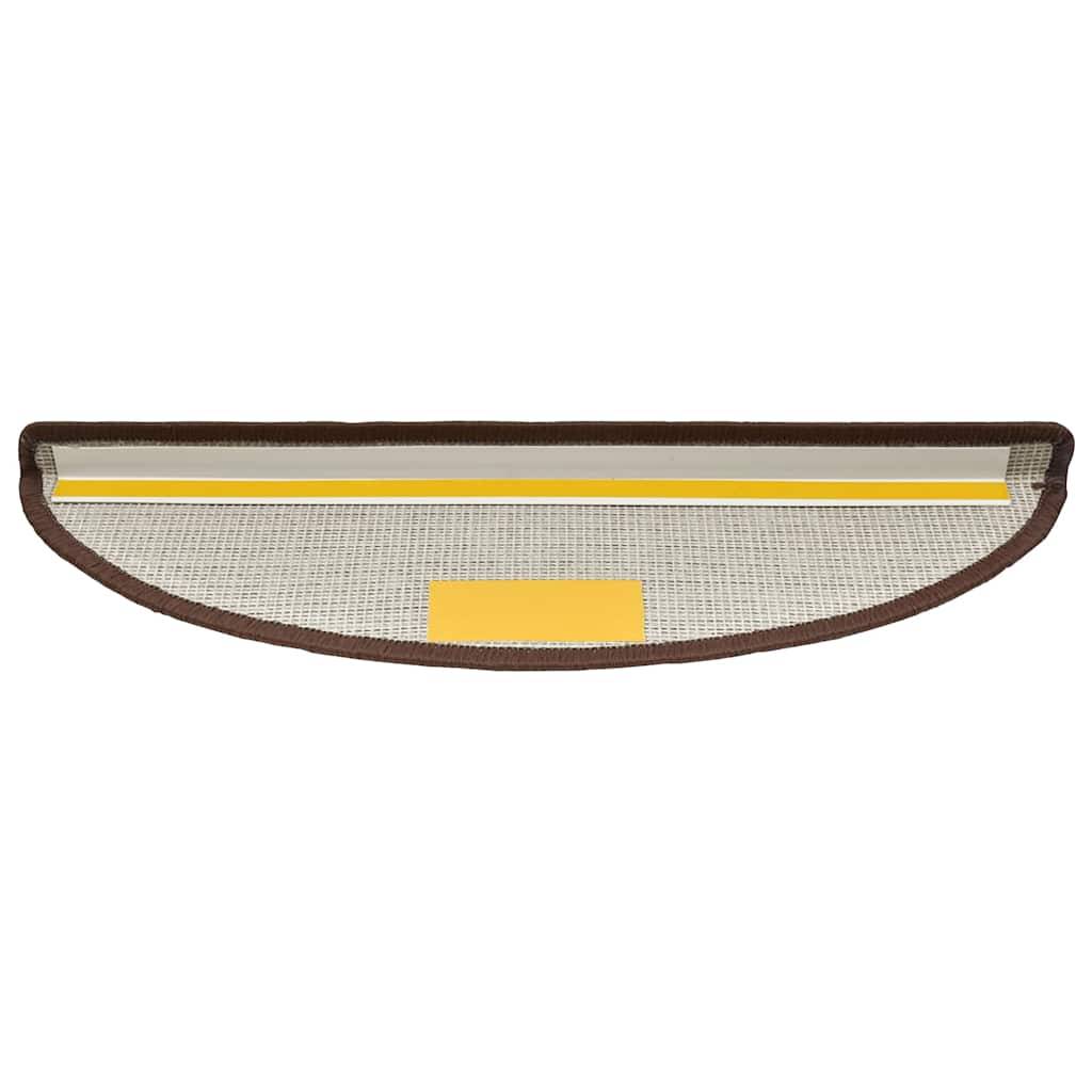 vidaXL Stufenmatten 30 Stk. Kaffeebraun 56x17x3 cm