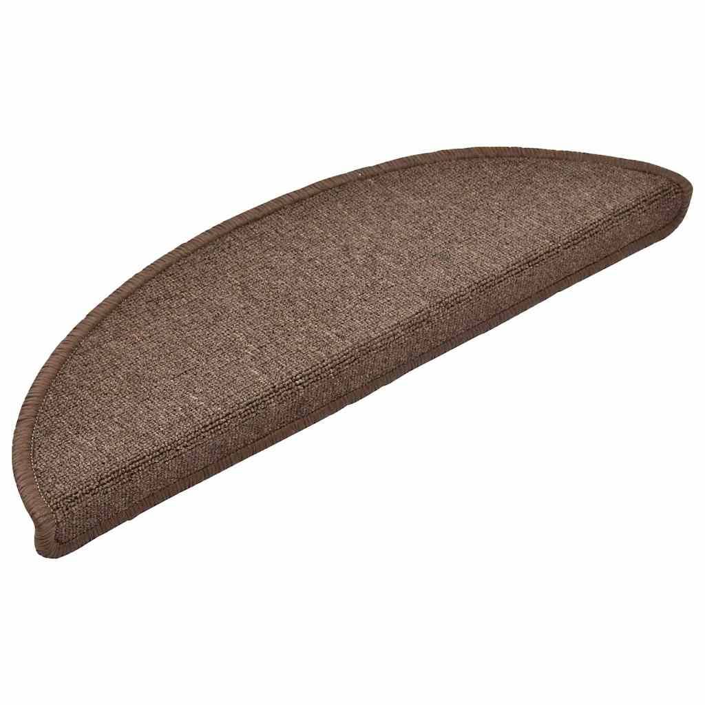 vidaXL Stufenmatten 30 Stk. Kaffeebraun 56x17x3 cm