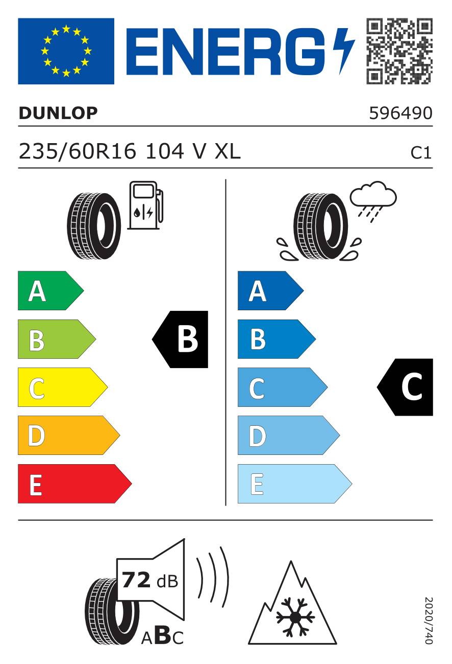 Dunlop All Season 2 ( 235/60 R16 104V XL BLK )